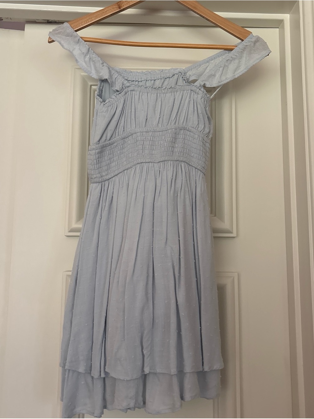 Light Blue  Swiss dot  Sundress